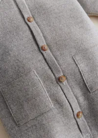 Combinaison Maille Bettino - Gris Chiné — view 4