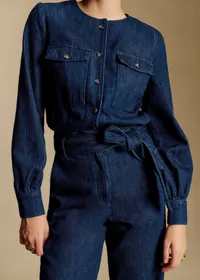Combinaison Stelina - Denim Brut — view 2