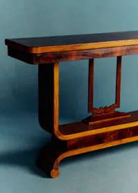Console art déco vintage acajou - Acajou — view 5