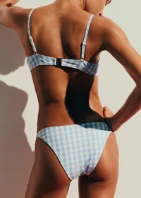 Corbeille Siva - Vichy Bleu — view 3