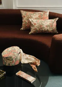 Coussin Imprimé - Grand modèle - Imprimé Bouquet Floral — view 2