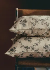 Coussin Imprimé - Petit Modèle - Croisillons Bleu — view 5