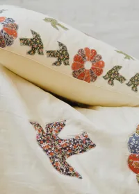 Coussin - Sézane x Sea New York - Patchwork Woodstock — view 3