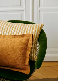 Coussin Tissé Pianissimo - Grand modèle - Caramel — view 3