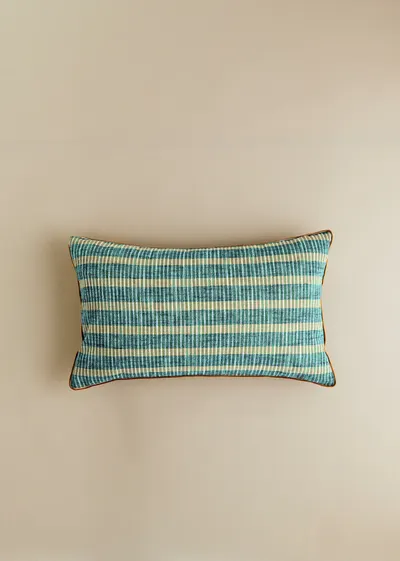 Coussin Tissé Pianissimo - Petit modèle - Bleu