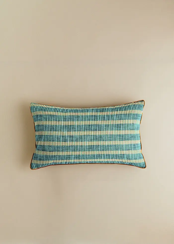 Coussin Tissé Pianissimo - Petit modèle - Bleu