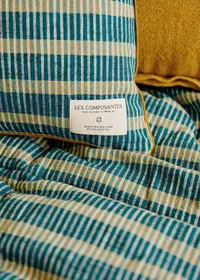 Coussin Tissé Pianissimo - Petit modèle - Bleu — view 5