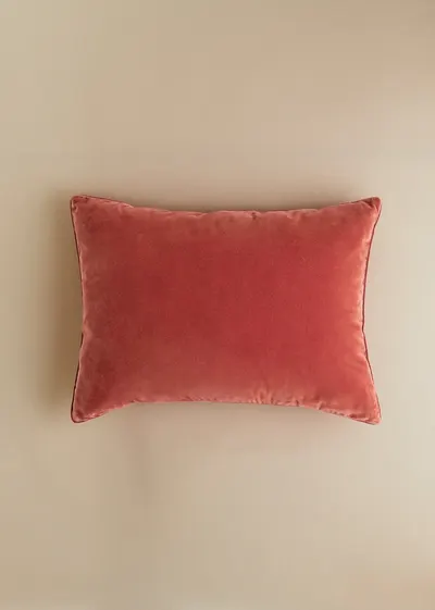 Coussin Velours Édition - Grand modèle - Blush