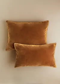 Coussin Velours Édition - Grand modèle - Caramel — view 2
