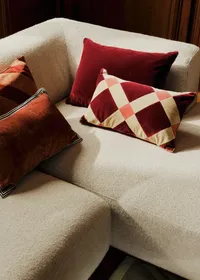 Coussin Velours Édition - Grand modèle - Terre de sienne — view 2