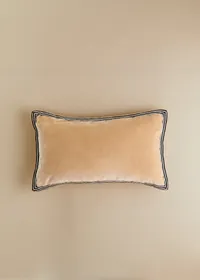 Coussin Velours Édition - Petit modèle - Beige — view 2