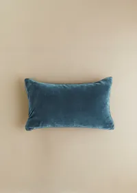 Coussin Velours Édition - Petit modèle - Bleu — view 2