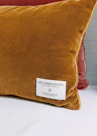 Coussin Velours Édition - Petit modèle - Caramel — view 2
