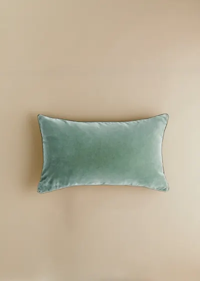 Coussin Velours Édition - Petit modèle - Céladon Clair