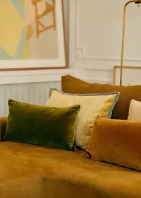Coussin Velours Édition - Petit modèle - Kaki — view 2