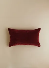 Coussin Velours Édition - Petit modèle - Terre de sienne — view 2