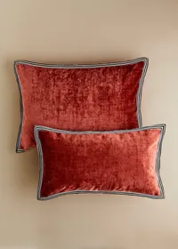 Coussin Velours Texturé - Grand modèle - Sienne — view 3