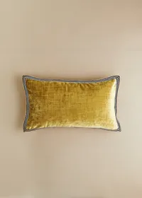 Coussin Velours Texturé - Petit modèle - Miel — view 4
