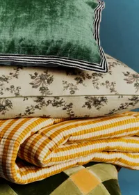 Coussin Velours Texturé - Petit modèle - Vert d'Eau — view 3