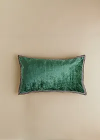 Coussin Velours Texturé - Petit modèle - Vert d'Eau — view 4