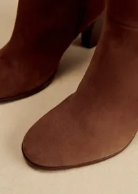 Cuissardes High Nadia - Sézane x Baziszt - Chocolat Brodé — view 5