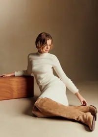 Cuissardes Low Molly - Taupe Clair — view 5