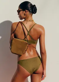 Culotte Coquillages - Olive — view 2