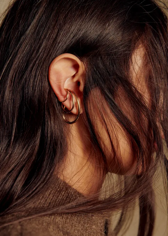 Ear cuff Dua - Doré