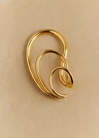 Ear cuff Dua - Doré — view 2