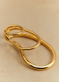 Ear cuff Dua - Doré — view 3