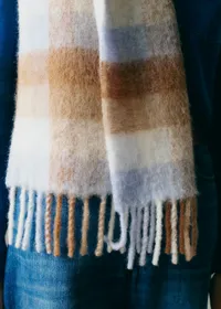 Echarpe Louise - Beige Lila Ecru — view 3