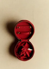 Écrin à bijoux velours milleraie - Rouge — view 2