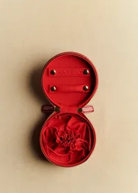 Écrin à bijoux vinyle - Rouge baiser — view 2