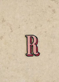 Ecusson Rose - Lettre R - Rose — view 2