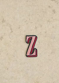 Ecusson Rose - Lettre Z - Rose — view 2