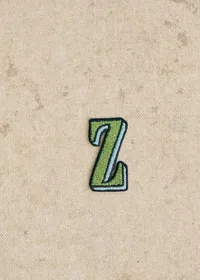 Ecusson vert / bleu - Lettre Z - Vert — view 2