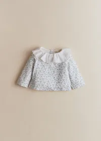 Ensemble Ava - Imprimé Eglantine Bleu — view 2