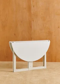 Ensemble de table et chaises blanches vintage - Bois — view 5