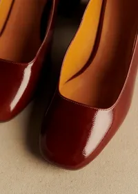 Escarpins Alix - Acajou Vernis — view 3