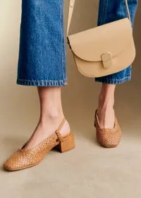 Escarpins Noemie - Cuir Tressé Naturel Héritage — view 2