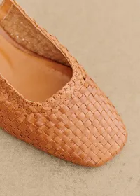 Escarpins Noemie - Cuir Tressé Naturel Héritage — view 5