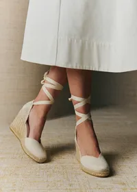 Espadrilles Diane - Ecru Toile — view 3