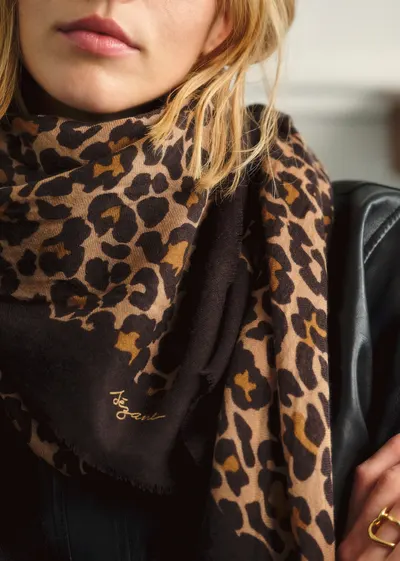Etole Pio - Imprimé Winter Leopard Brown
