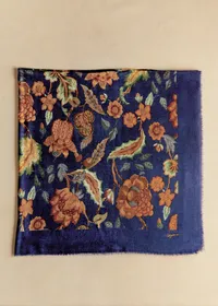 Etole Pio - Retro Flowers Fond Marine — view 4