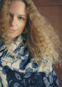 Etole Pio - Sézane x Antoinette Poisson - Imprimé Oiseaux Bleus — view 4