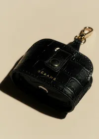 Etui AirPods Victor - Noir Croco — view 3