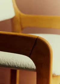 Fauteuil vintage scandinave - Bois — view 3