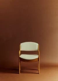 Fauteuil vintage scandinave - Bois — view 5
