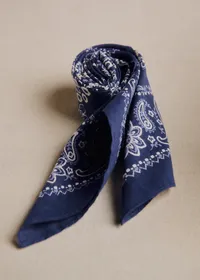 Foulard Gaston - Imprimé Bandana Marine — view 3