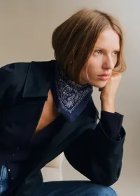 Foulard Gaston - Imprimé Bandana Marine — view 4